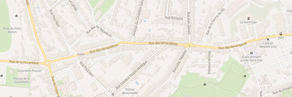 Plan du 69 Rue des Renardières à Nantes