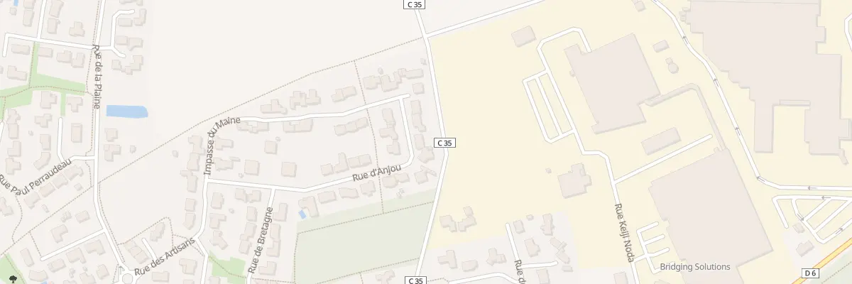Plan du 22 Rue d’anjou à Aizenay
