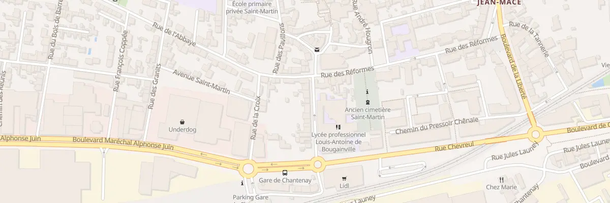 Plan du 23 Rue Eugène Le Roux à Nantes