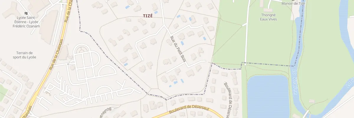 Plan du 43 Rue du Petit Bois à Thorigné-Fouillard