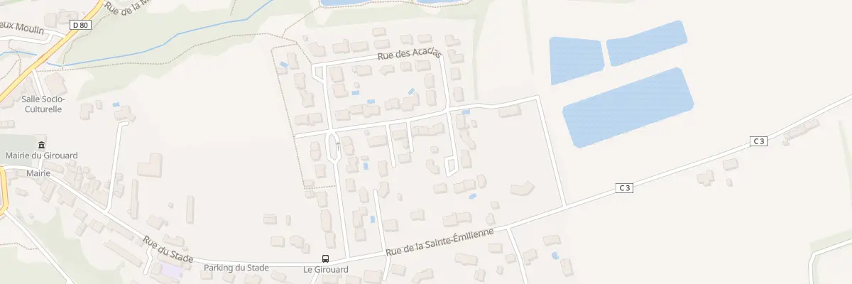 Plan du 6B Rue des Acacias au Girouard