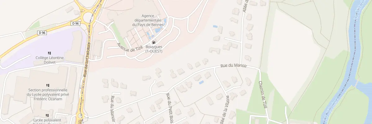 Plan du 24 Rue du Manoir à Thorigné-Fouillard