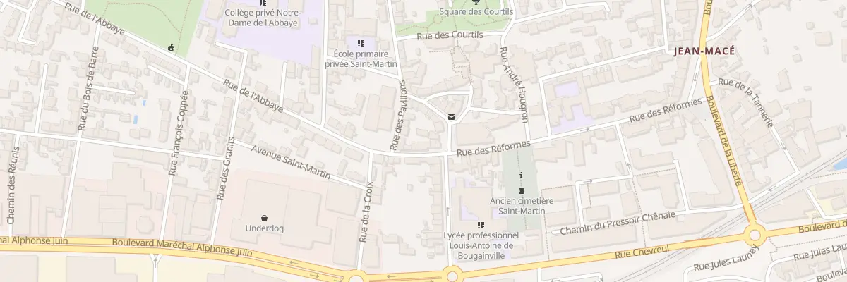Plan du 6 Rue de l’Abbaye à Nantes