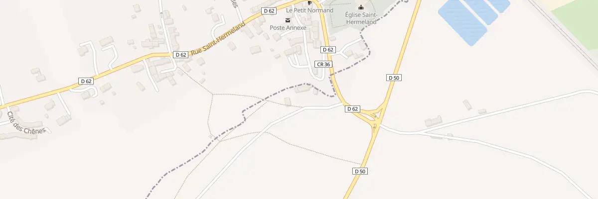 Plan du 147 Rte de la Garcette à Rocheville