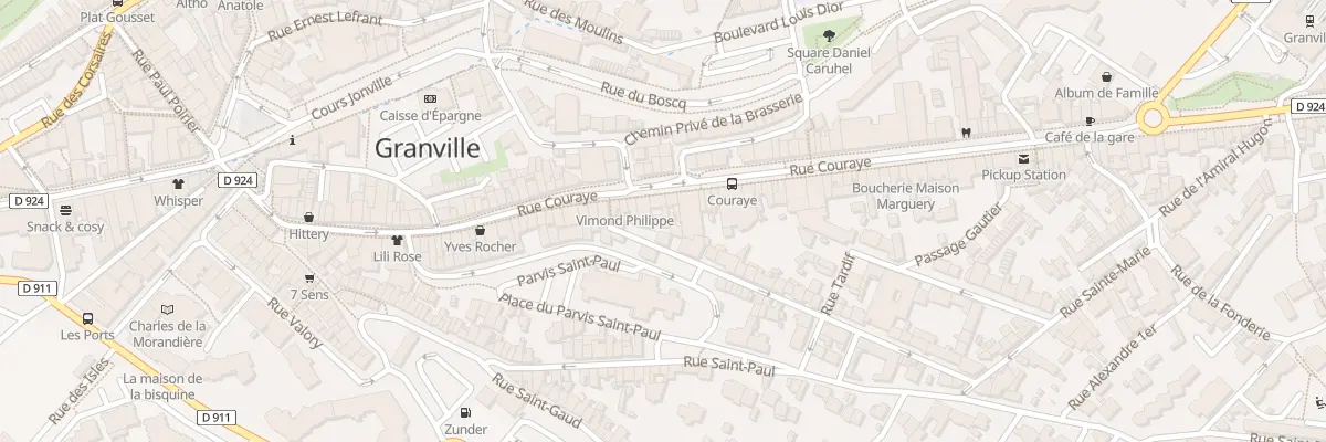 Plan du 68 Rue Couraye à Granville