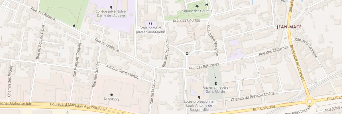 Plan du 4 Rue des Pavillons à Nantes