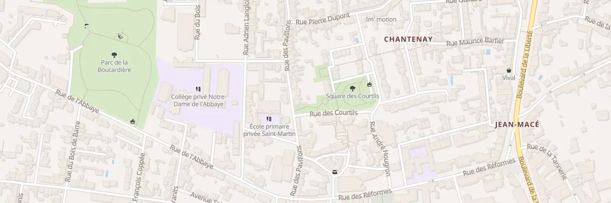 Plan du 22 Rue des Pavillons à Nantes