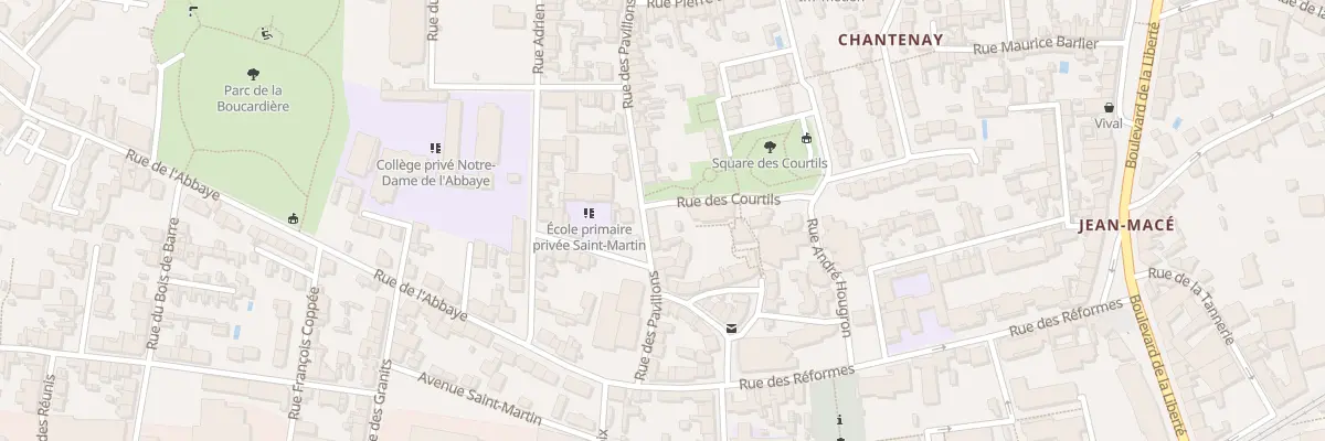 Plan du 18 Rue des Pavillons à Nantes