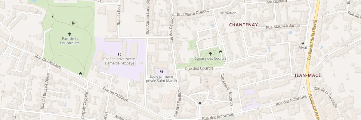 Plan du 24 Rue des Pavillons à Nantes