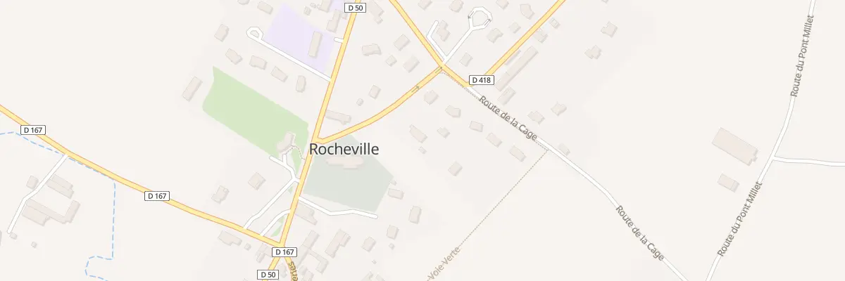Plan du 8 Rte de la Chevalerie à Rocheville