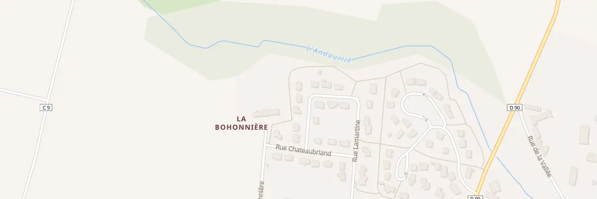 Plan du 7 Rue Victor Hugo à Andouillé-Neuville