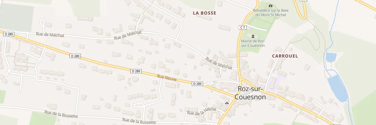 Plan du 9 Rue de Malchat à Roz-sur-Couesnon