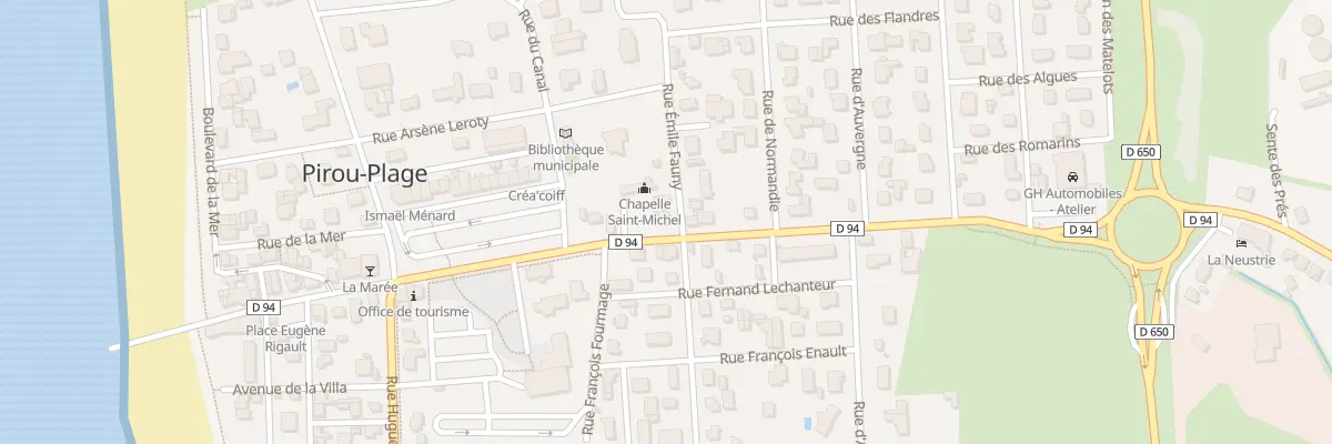 Plan du 19 Rue Fernand Desplanques à Pirou