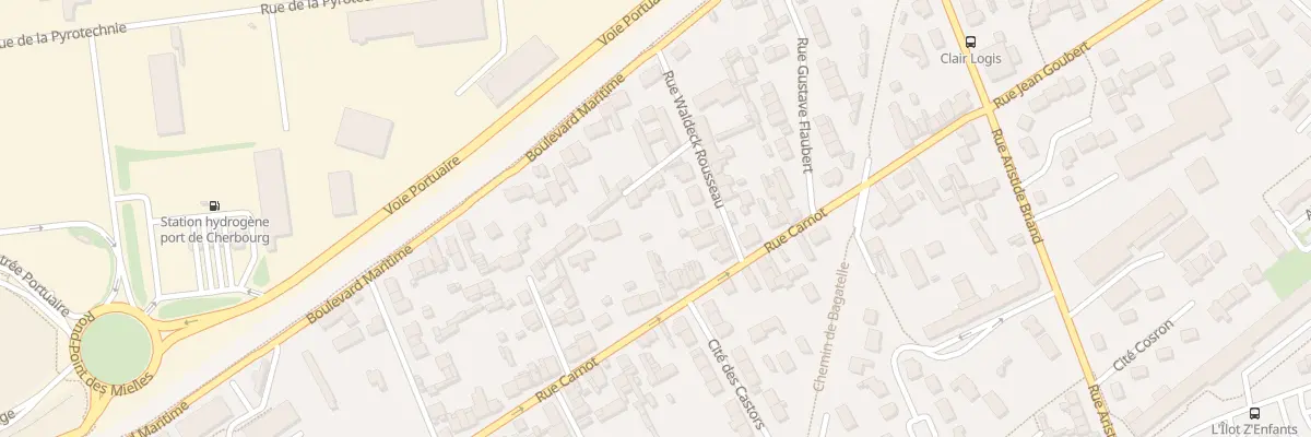 Plan du 203B Rue Carnot - Tourlaville à Cherbourg-en-Cotentin