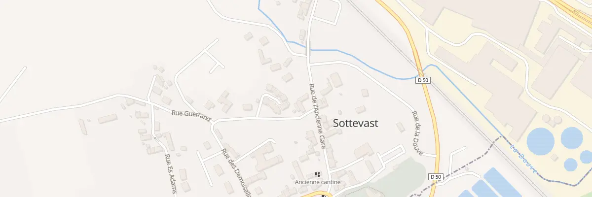 Plan du 36 Rue Guerrand à Sottevast
