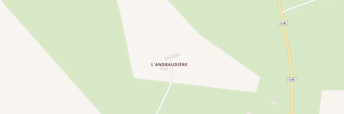 Plan du 1 Landraudière au Girouard