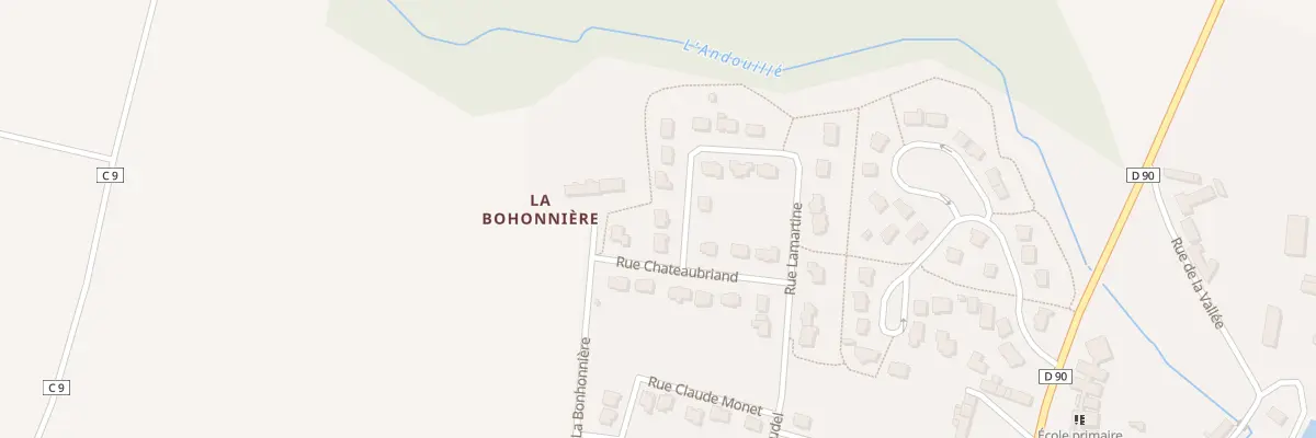 Plan du 3 Rue Victor Hugo à Andouillé-Neuville