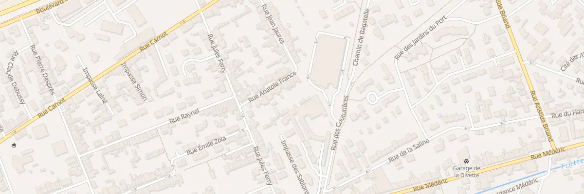 Plan du 12 Rue Anatole France Tourlaville à Cherbourg-en-Cotentin