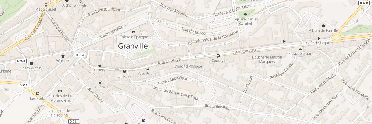 Plan du 60 Rue Couraye à Granville