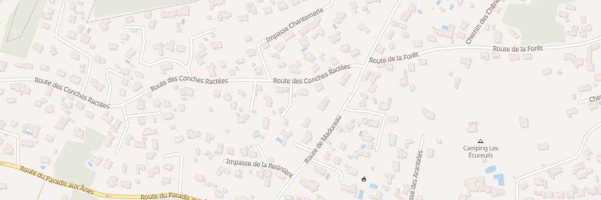 Plan du 80 Rue des conches ractées à Jard-sur-Mer