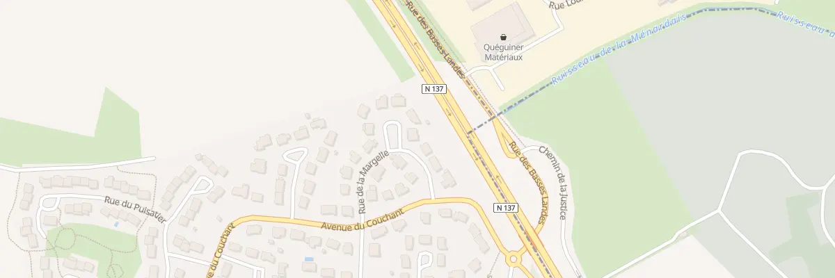 Plan du 11 Rue de la Margelle à Orvault