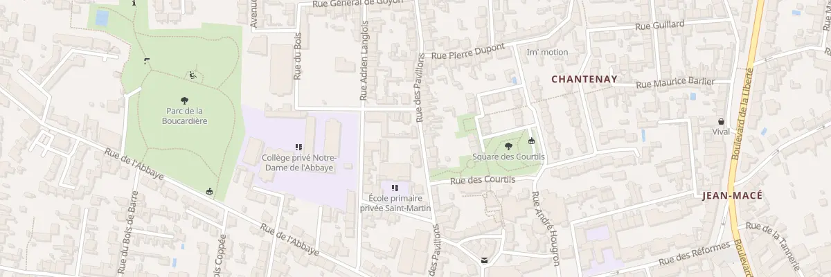 Plan du 11 Rue des Pavillons à Nantes