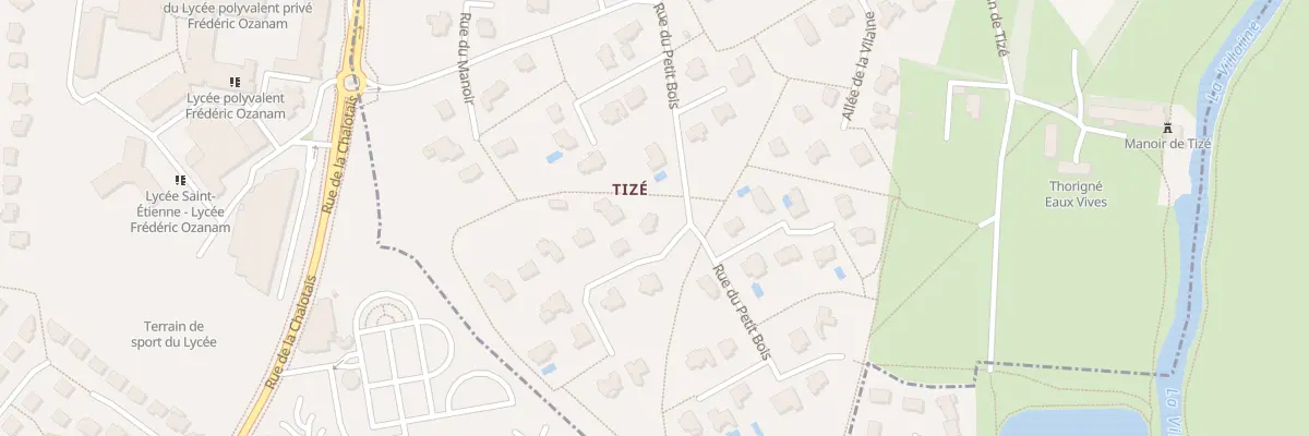 Plan du 17 Rue du Petit Bois à Thorigné-Fouillard