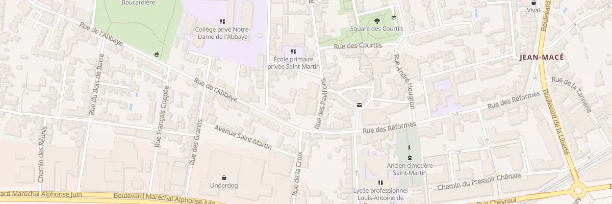 Plan du 1 Rue des Pavillons à Nantes