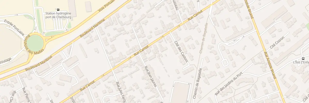 Plan du 194 Rue Carnot - Tourlaville à Cherbourg-en-Cotentin