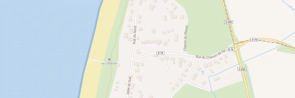 Plan du 10 Rte du Chemin de Fer Anneville à Gouville-sur-Mer