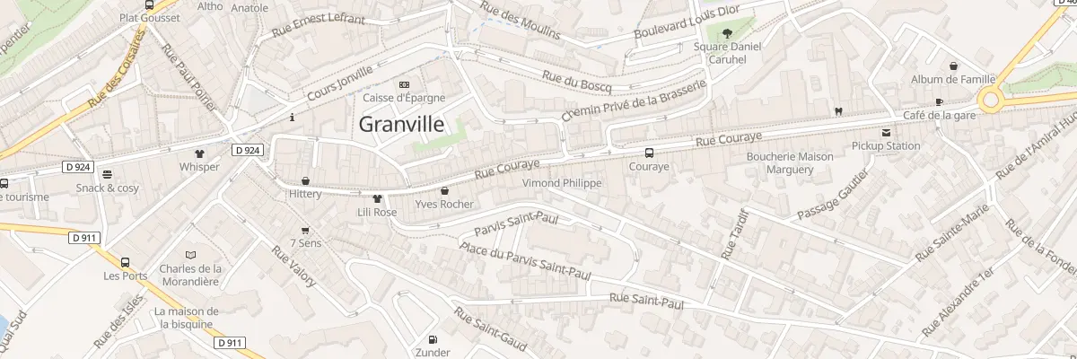 Plan du 56 Rue Couraye à Granville