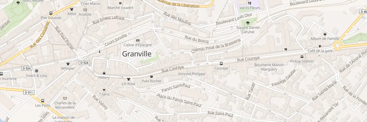 Plan du 67 Rue Couraye à Granville