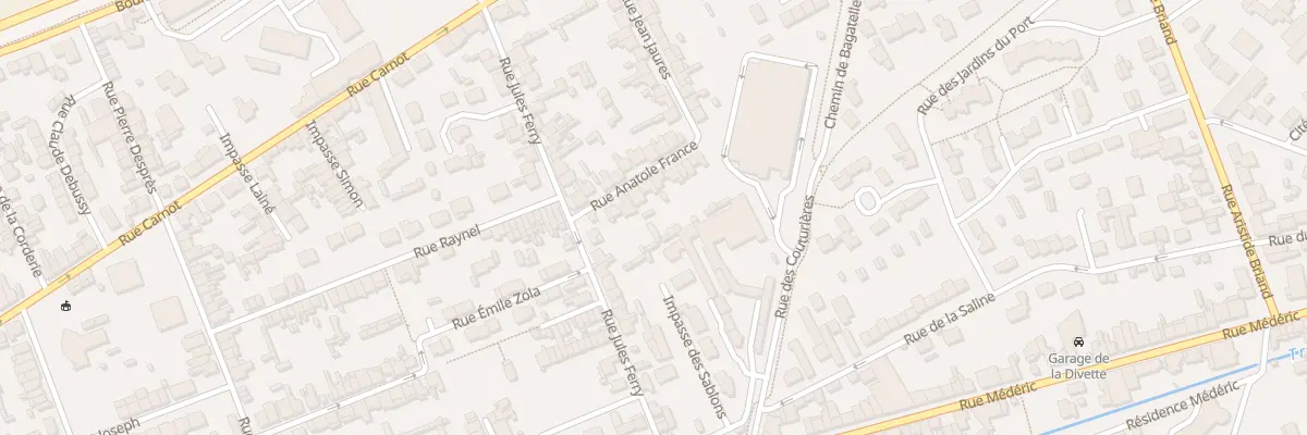 Plan du 6 Rue Anatole France Tourlaville à Cherbourg-en-Cotentin