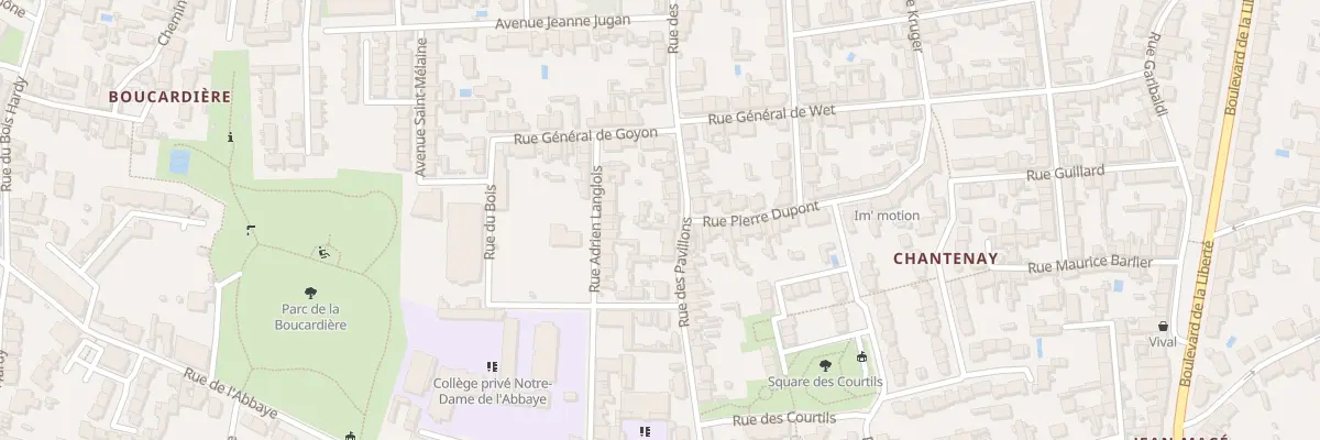 Plan du 19 Rue des Pavillons à Nantes