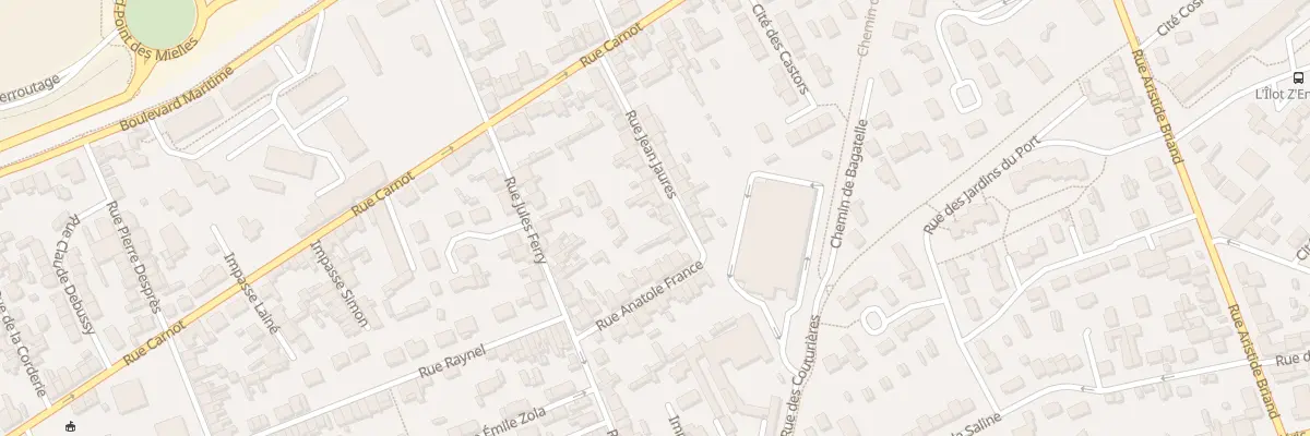 Plan du 20 Rue Jean Jaures - Tourlaville à Cherbourg-en-Cotentin