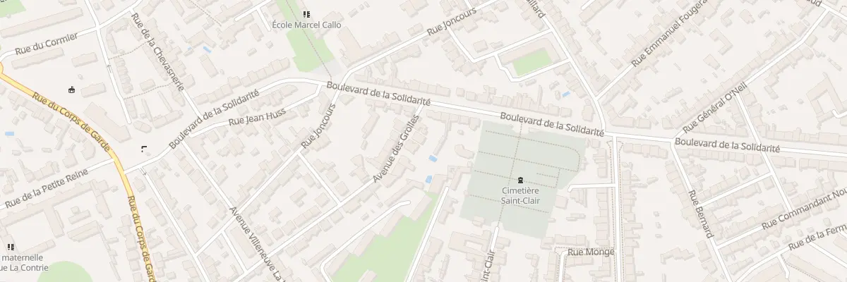 Plan du 5 Che des Grolles à Nantes