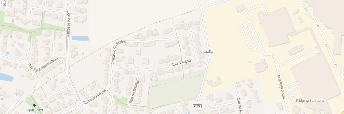 Plan du 7 Rue d’anjou à Aizenay