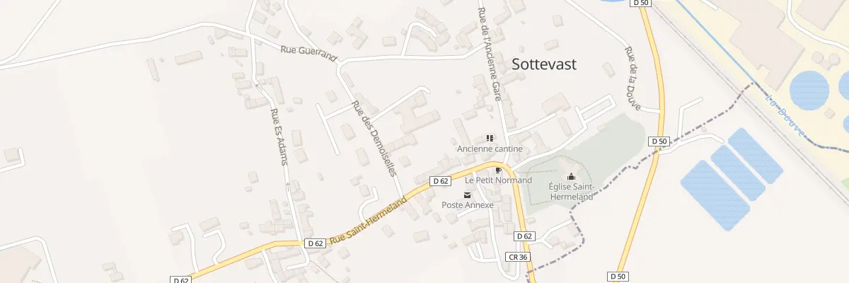 Plan du 6 Rue des Demoiselles à Sottevast