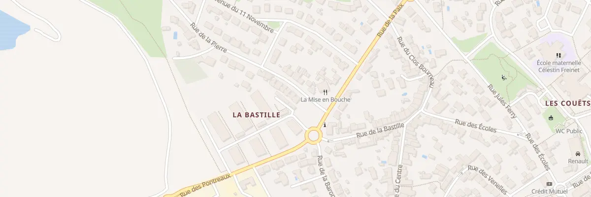 Plan du 1A Rue de la Pierre à Bouguenais
