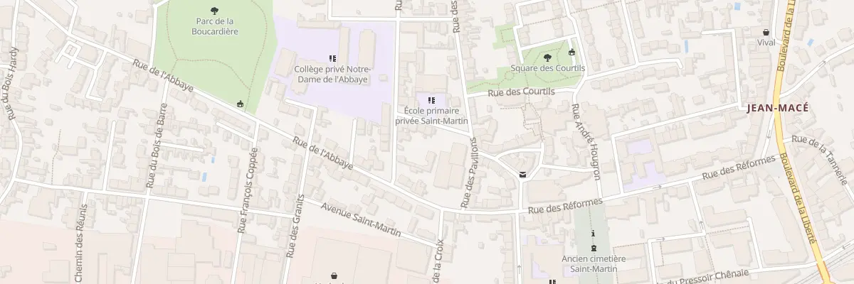 Plan du 3 Rue J B Legeay à Nantes