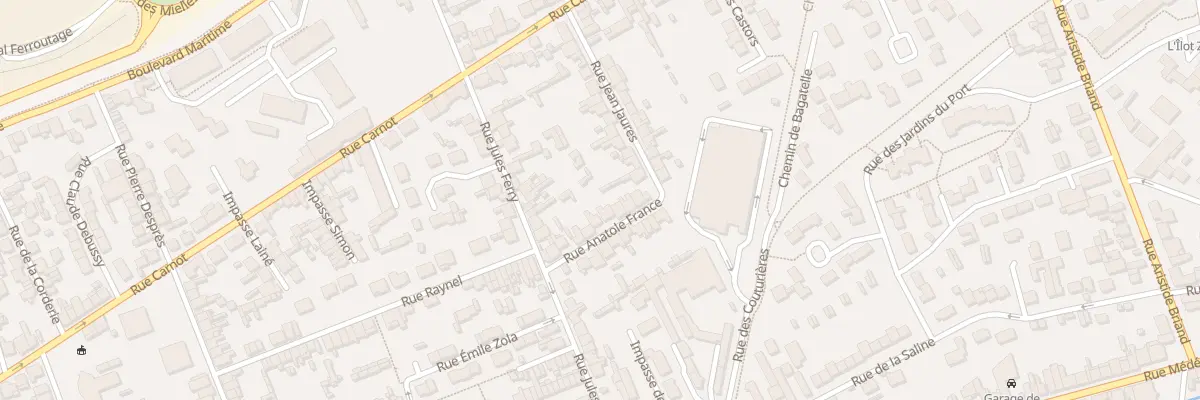 Plan du 11 Rue Anatole France Tourlaville à Cherbourg-en-Cotentin