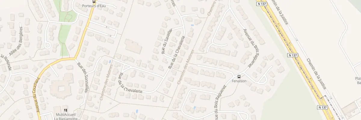 Plan du 9 Rue de la Chevalerie à Orvault