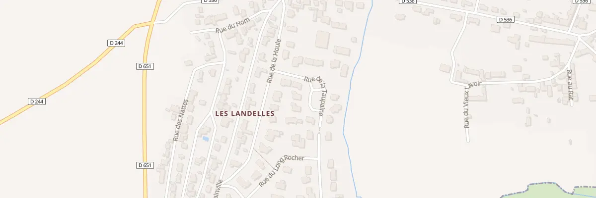 Plan du 6 Rue de la Taupaine à Blainville-sur-Mer