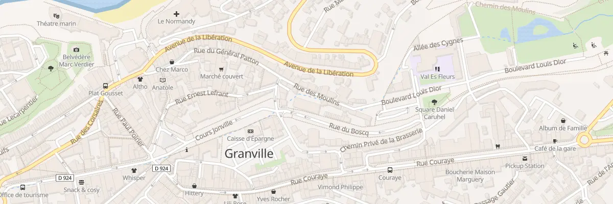 Plan du 3 Rue du Boscq à Granville