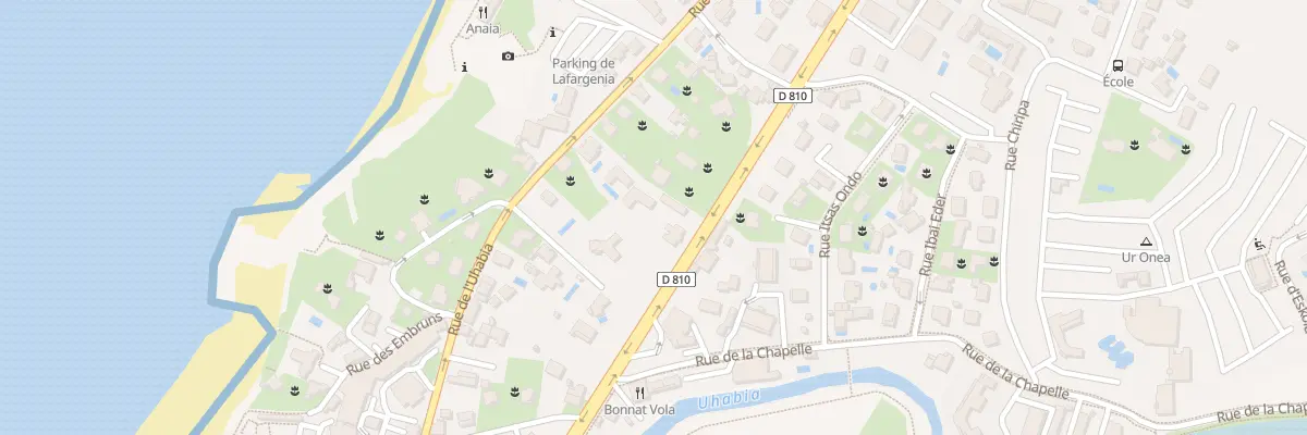 Plan du 550 Av Atherbea à Bidart