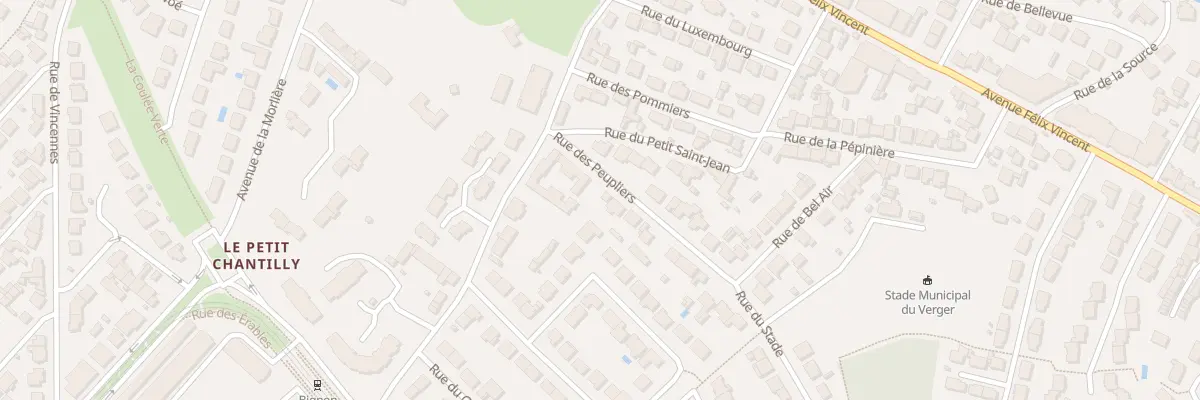 Plan du 10 Rue des Peupliers à Orvault
