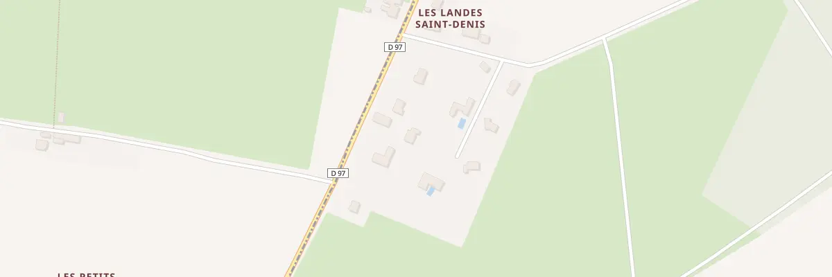 Plan du 137 Lande de Saint-Denis à Saint-Sulpice-la-Forêt