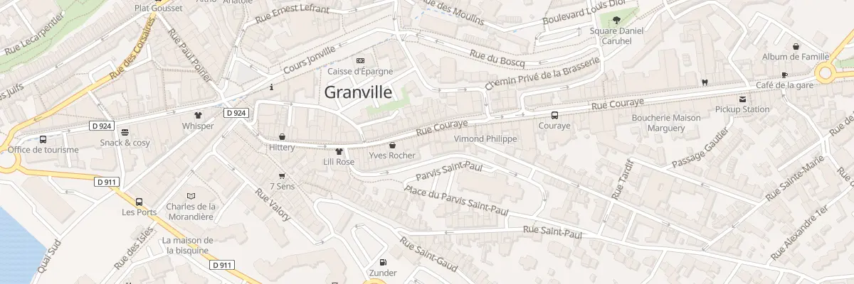 Plan du 42 Rue Couraye à Granville