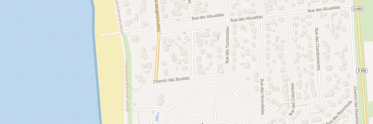 Plan du 44A Rue des Mésanges à Pirou