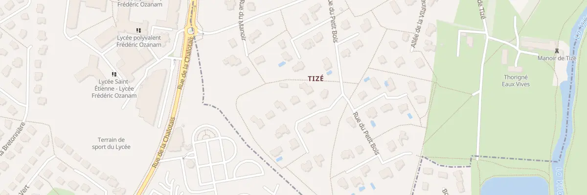 Plan du 21 Rue du Petit Bois à Thorigné-Fouillard